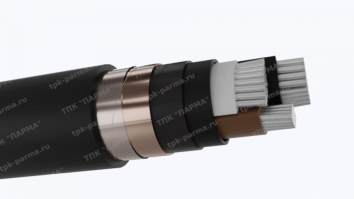 Фотография провода Кабель АВВГнг 3х50 - 6кВ